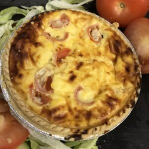 Cheese and Cherry Tomato Quiche 5 inch