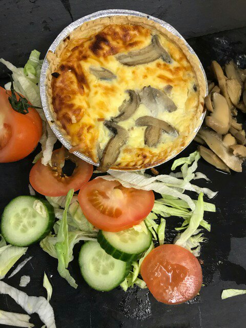 Cheese and Mushroom Quiche 5 inch