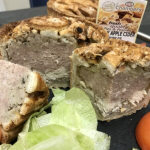 Pork Apple and Cider Pie 454gm