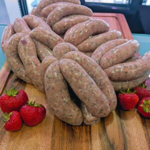 Pork with Strawberry and Black Pepper Sausage 1kg